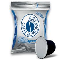 100 Capsule Caffe' Borbone Respresso Miscela Blu Compatibili Nespresso 